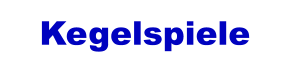 Kegelspiele