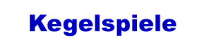 Kegelspiele